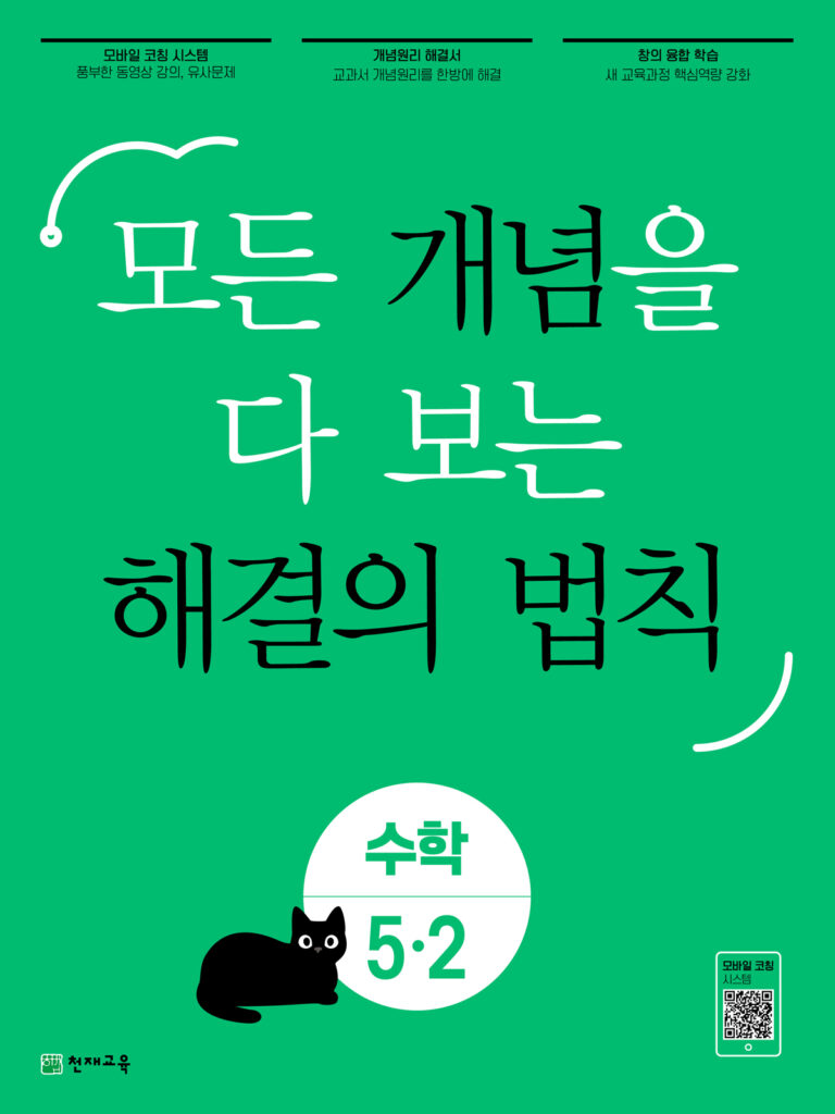 개념 해결의 법칙 수학 5-2 (2024) 답지