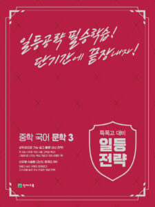 일등전략 중학 국어 문학 3(2024) 답지 다운로드