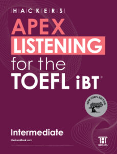 APEX LISTENING TOEFL iBT Intermediate 답지