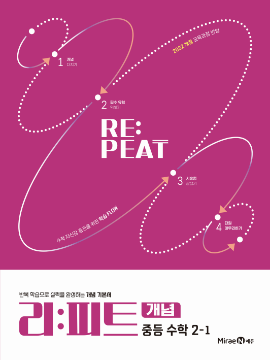 리피트 개념 중등 수학 2-1 답지