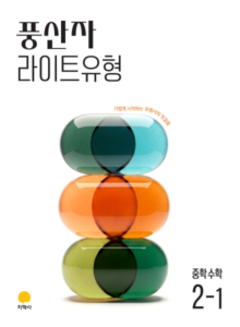 풍산자 라이트유형 중학수학 2-1 (2022개정) 답지